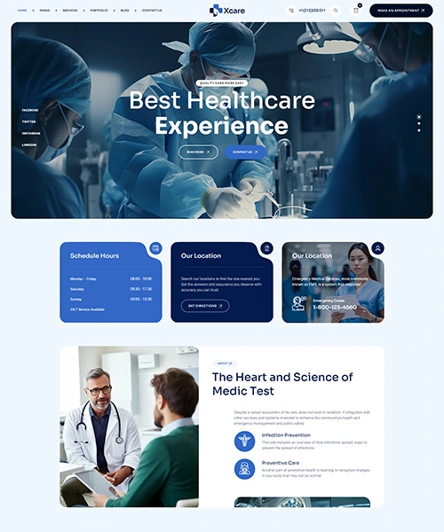 Healthcare-website